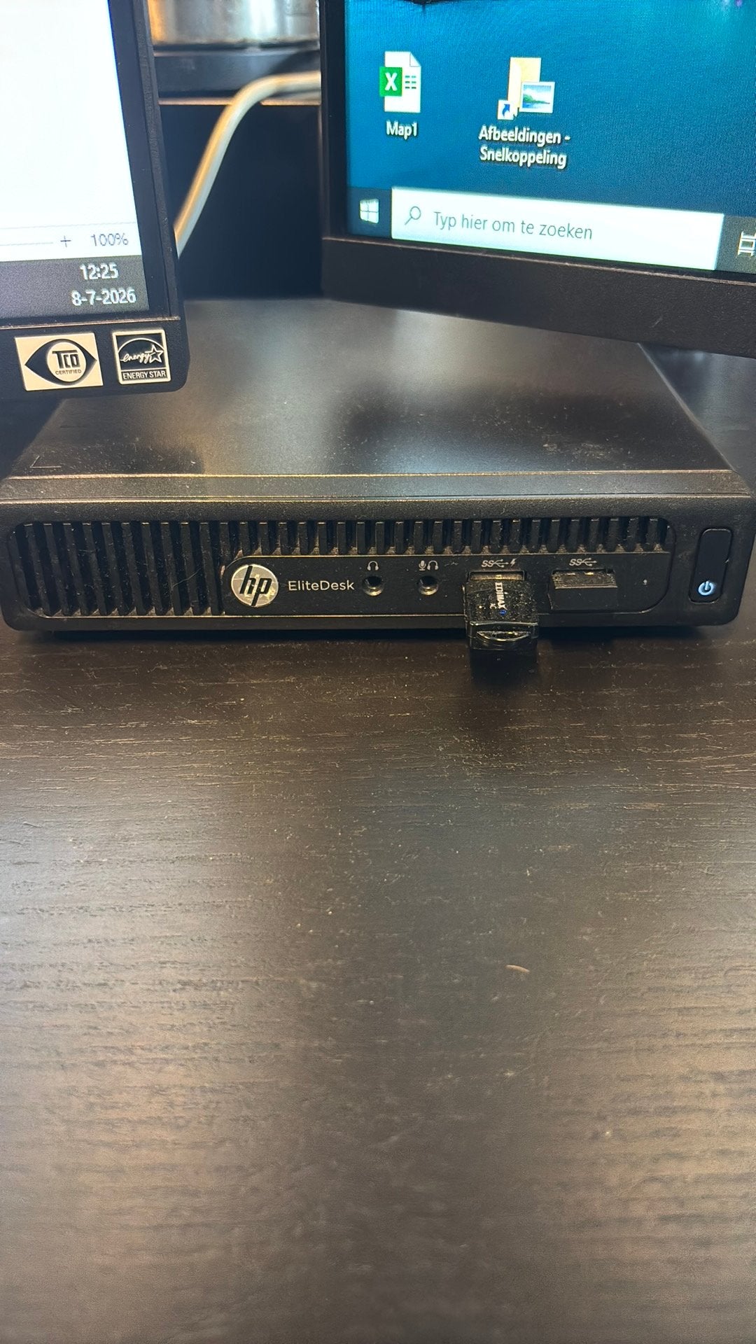 HP EliteDesk Mini computer/ desktop, Ophalen, Zo goed als nieuw