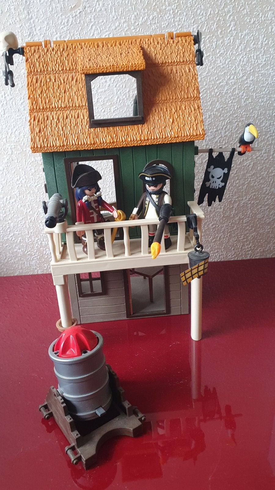 Playmobil Piratenfort met 2 piraten en kanon, Ophalen of Verzenden, Gebruikt, Jongen of Meisje