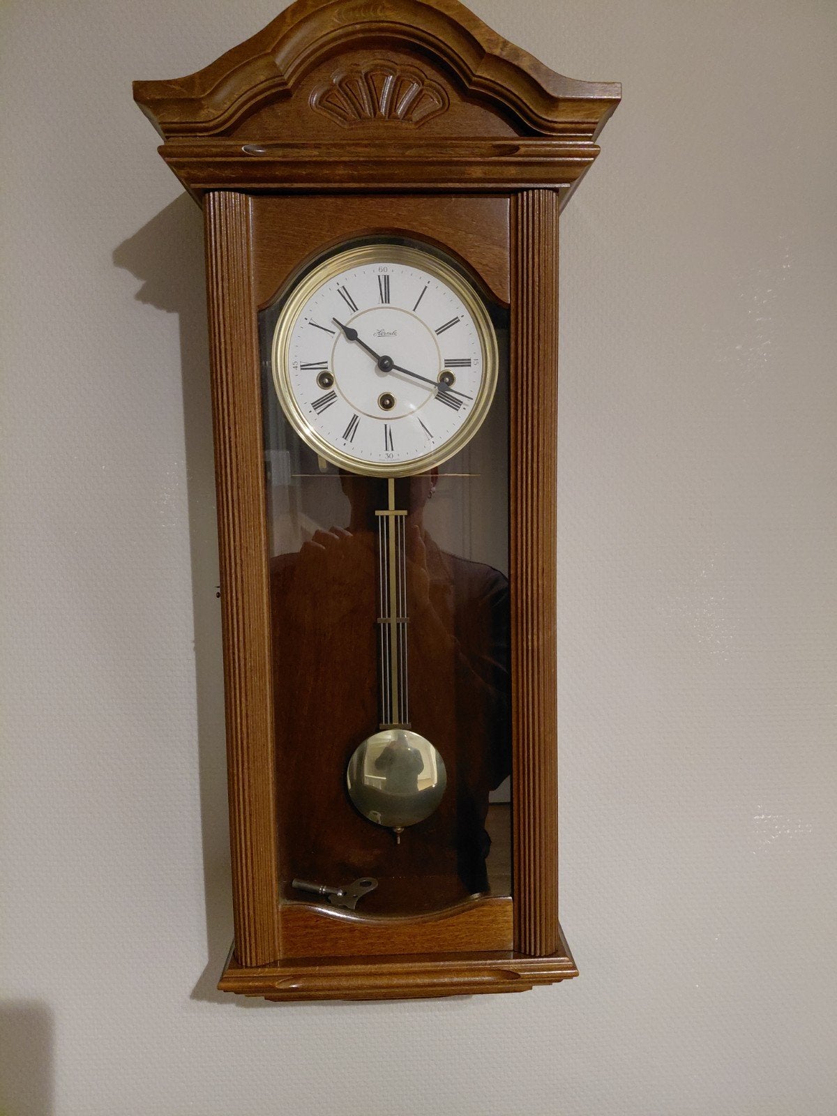 Hermle Wandklok met Big Ben Slagwerk, Antiek en Kunst, Ophalen