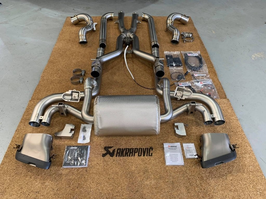 Akrapovic Titanium uitlaatsysteem - AMG GT GTS GTC 17-18, Ophalen of Verzenden