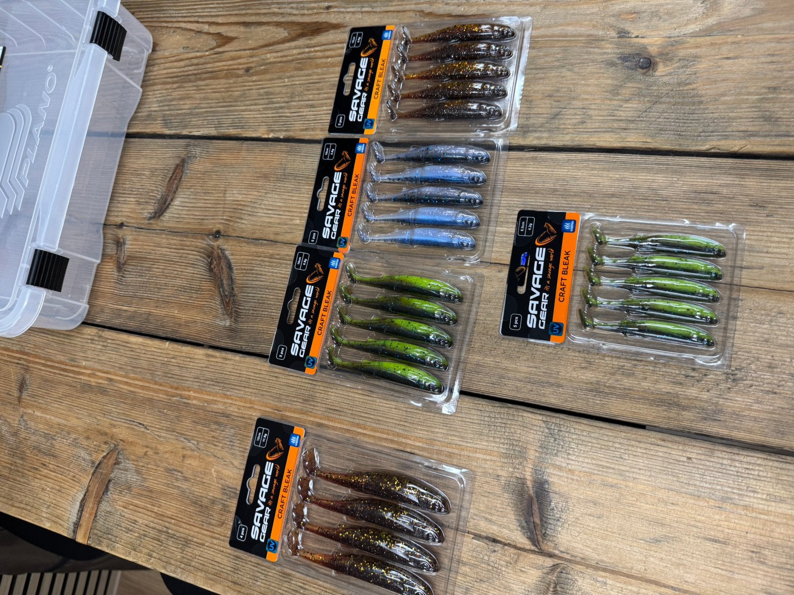 pakjes 5st savage gear craft bleak shads 8,5 - 10 en 12 cm, Ophalen of Verzenden, Nieuw, Overige typen