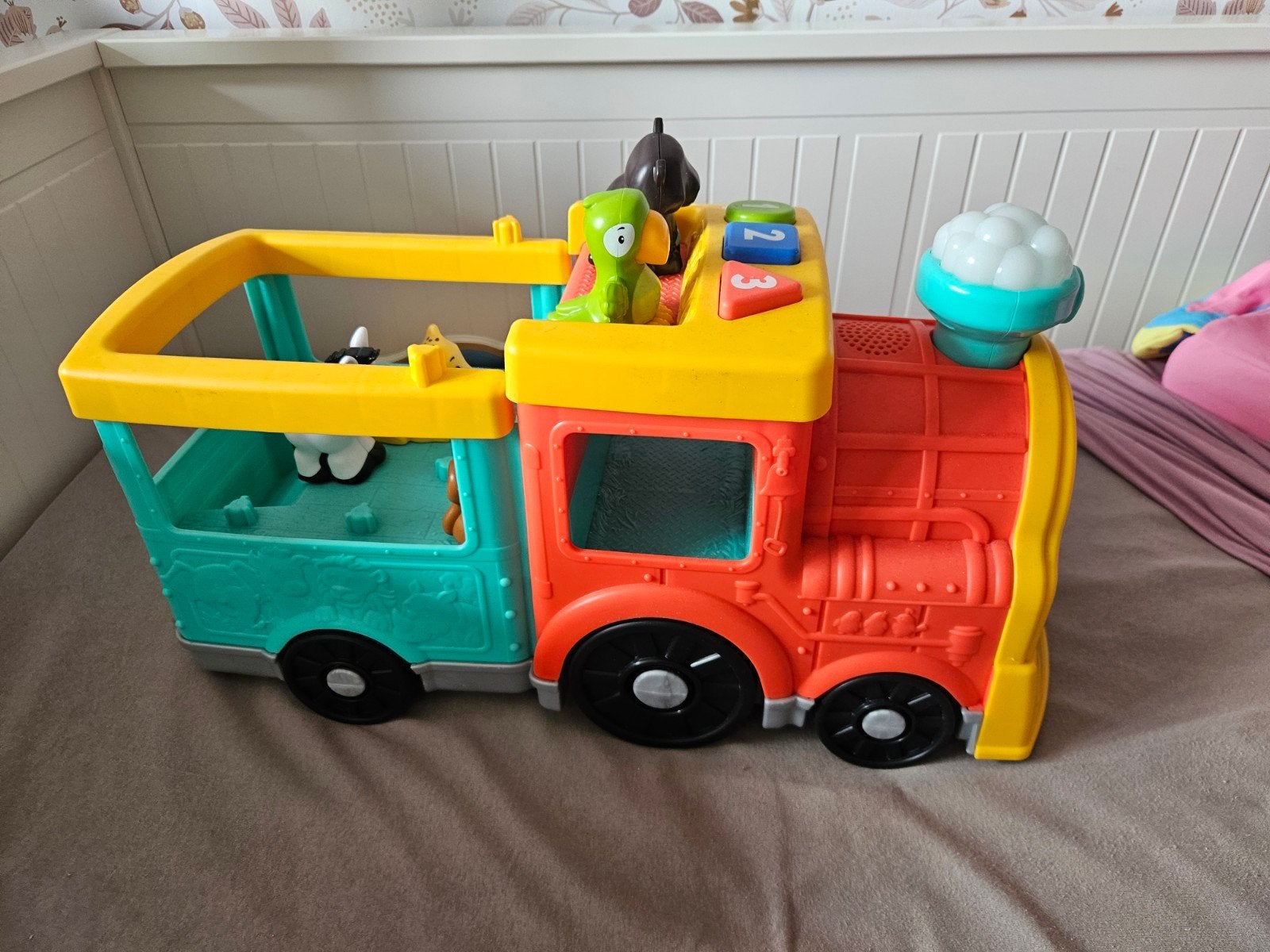 Fisher-Price Dierentrein met geluid en figuren, Ophalen, Gebruikt