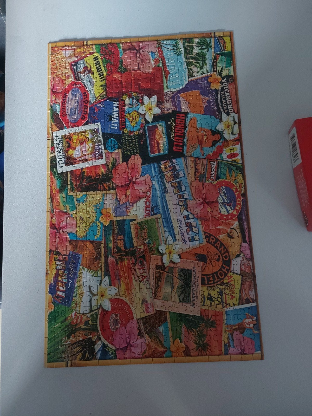 Puzzel art box 500 stukjes, Ophalen of Verzenden, 500 t/m 1500 stukjes, Zo goed als nieuw