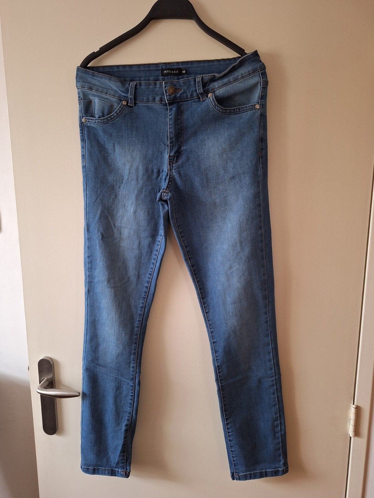 dames spijkerbroek Pescara maat 40, Ophalen of Verzenden, Zo goed als nieuw, Blauw, W30 - W32 (confectie 38/40)