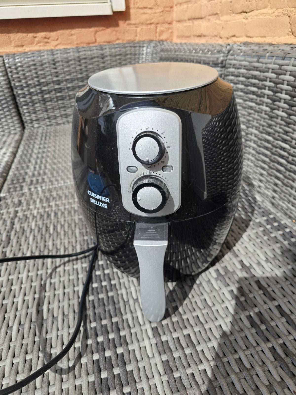 Cuisinier Deluxe Airfryer - Gebruiksvriendelijk en snel, Ophalen of Verzenden, Gebruikt, Airfryer