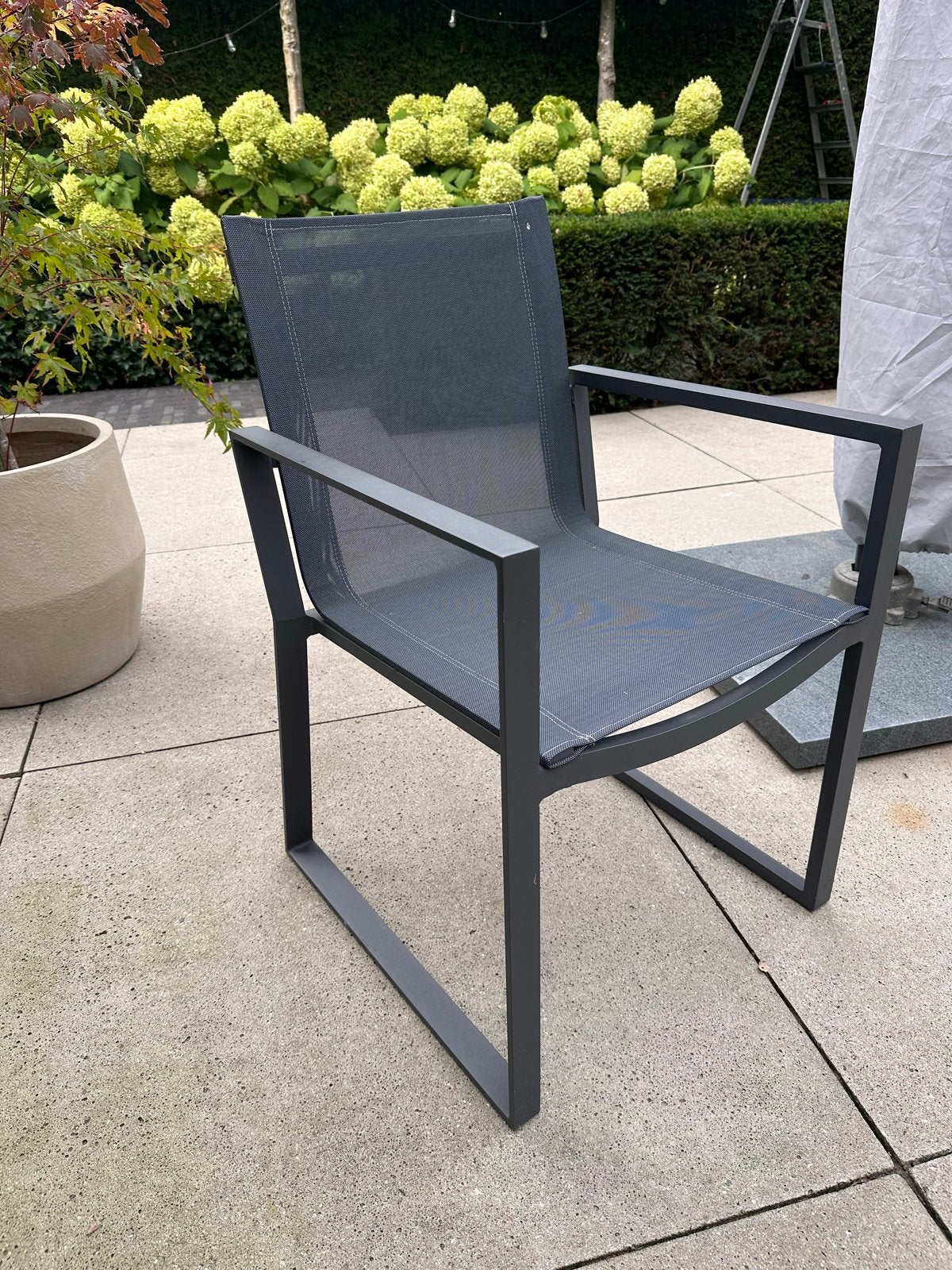 LIFE Outdoor Living tuinstoelen - 8 stuks, Ophalen, Zo goed als nieuw, Aluminium, Stapelbaar