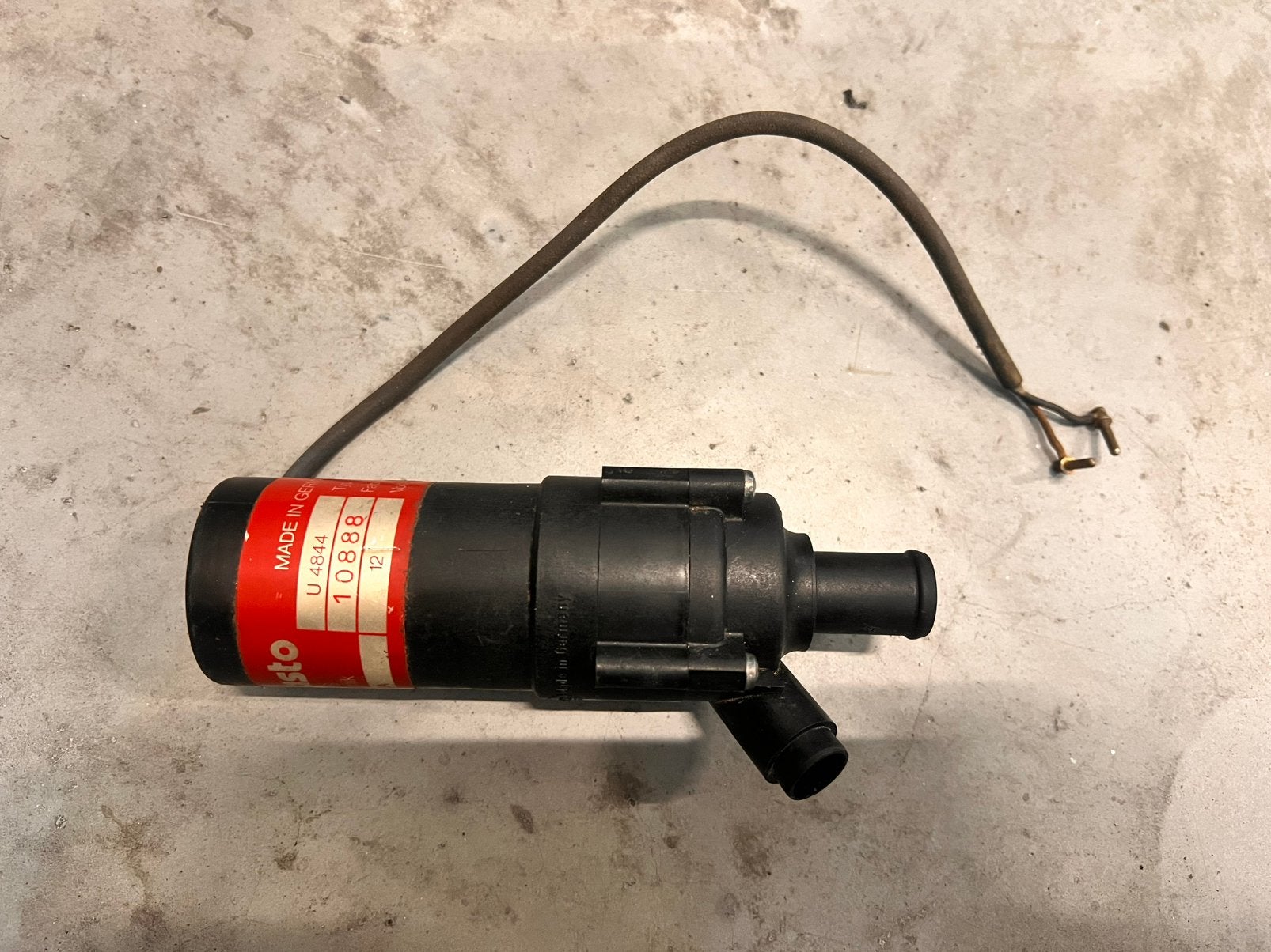 Webasto waterpomp  U4844  12v warm vloeistof pomp, Ophalen of Verzenden, Zo goed als nieuw, Motor en Techniek