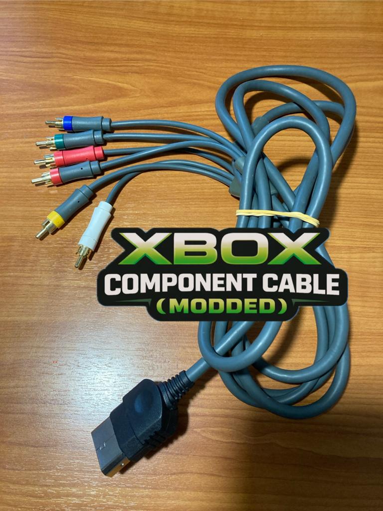 Xbox Component kabel (modded), Ophalen of Verzenden, Refurbished, Minder dan 2 meter, Componentkabel