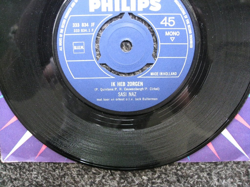 single Sasi Naz - Ik heb zorgen - Bumba-Boy  1967, Ophalen of Verzenden, Gebruikt, Pop