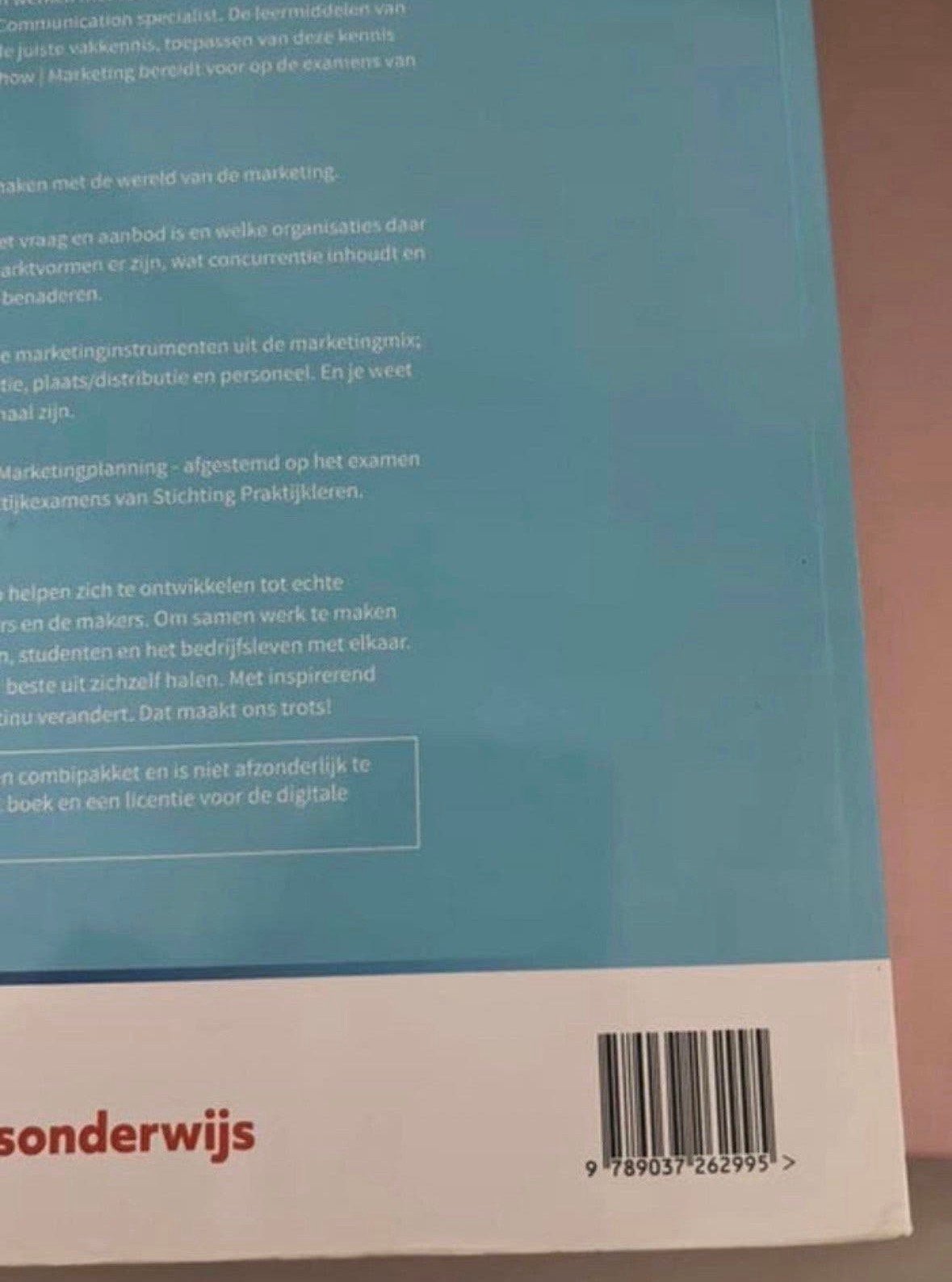 Basisboek marketing, Ophalen of Verzenden, Gelezen, Overige niveaus, Economie