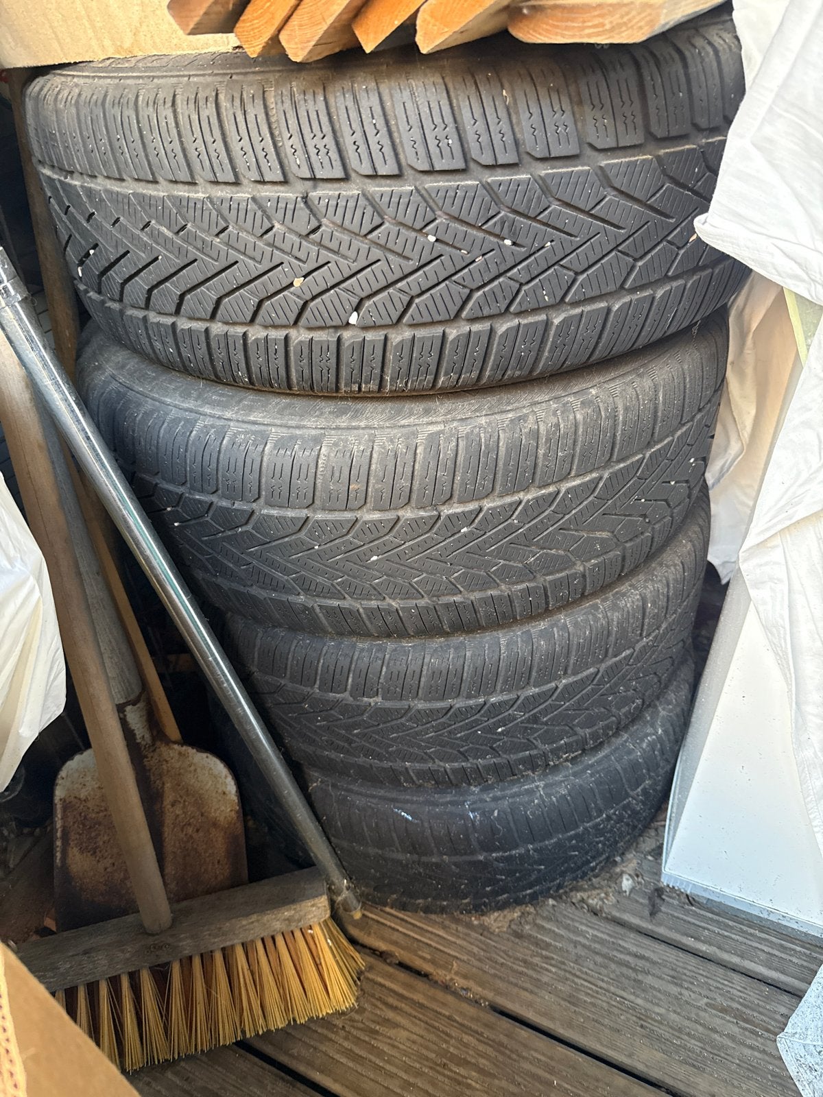 Winterbanden op stalen velg voor Opel Meriva B 205/55R16, Ophalen, Gebruikt