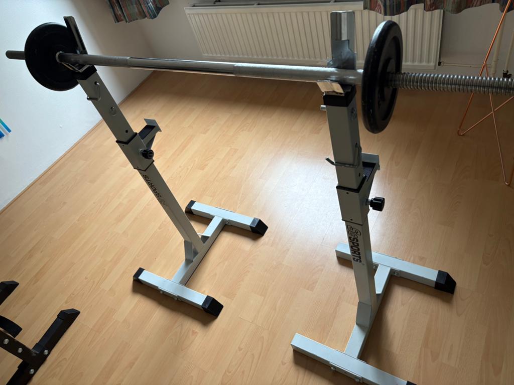 SC Sports Squat Rack / Haltersteun - Verstelbaar, Ophalen of Verzenden, Gebruikt, Armen, Overige typen