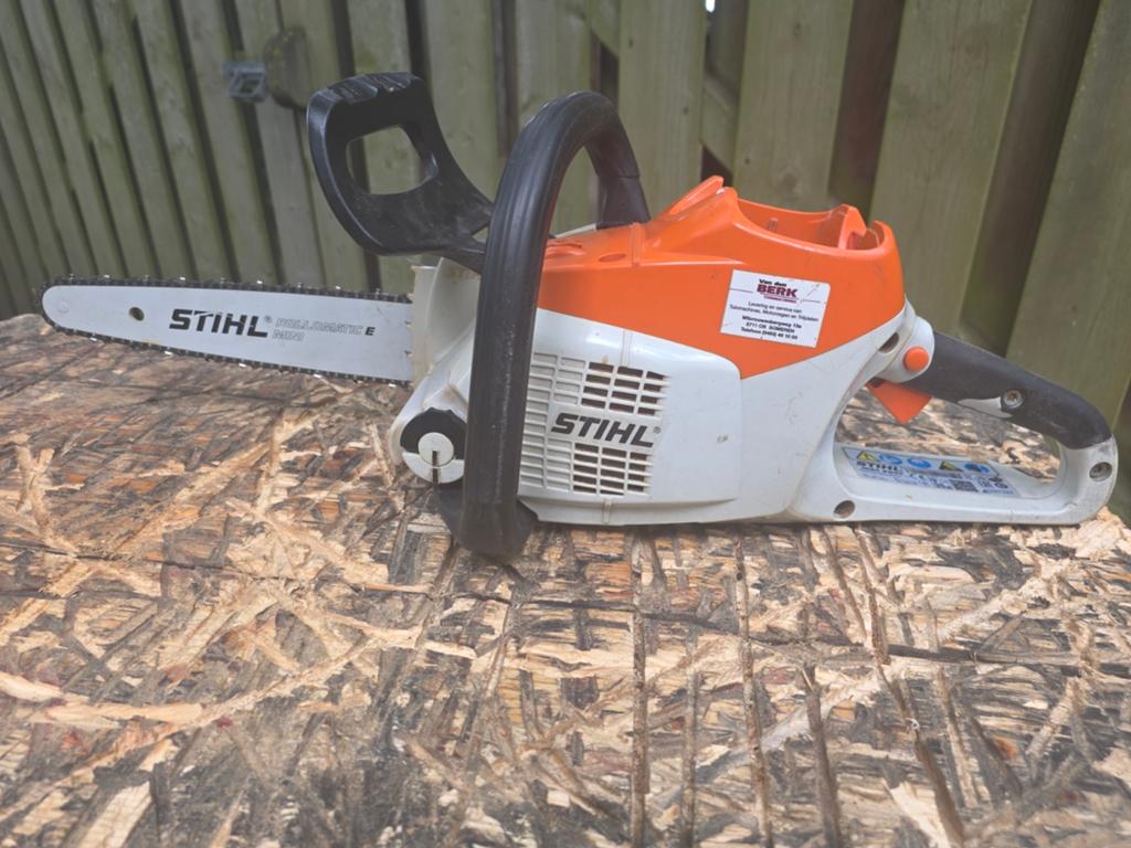 Stihl accu kettingzaag msa 200c stookhout kachel haard hout, Ophalen, Gebruikt, Overige soorten, Stihl