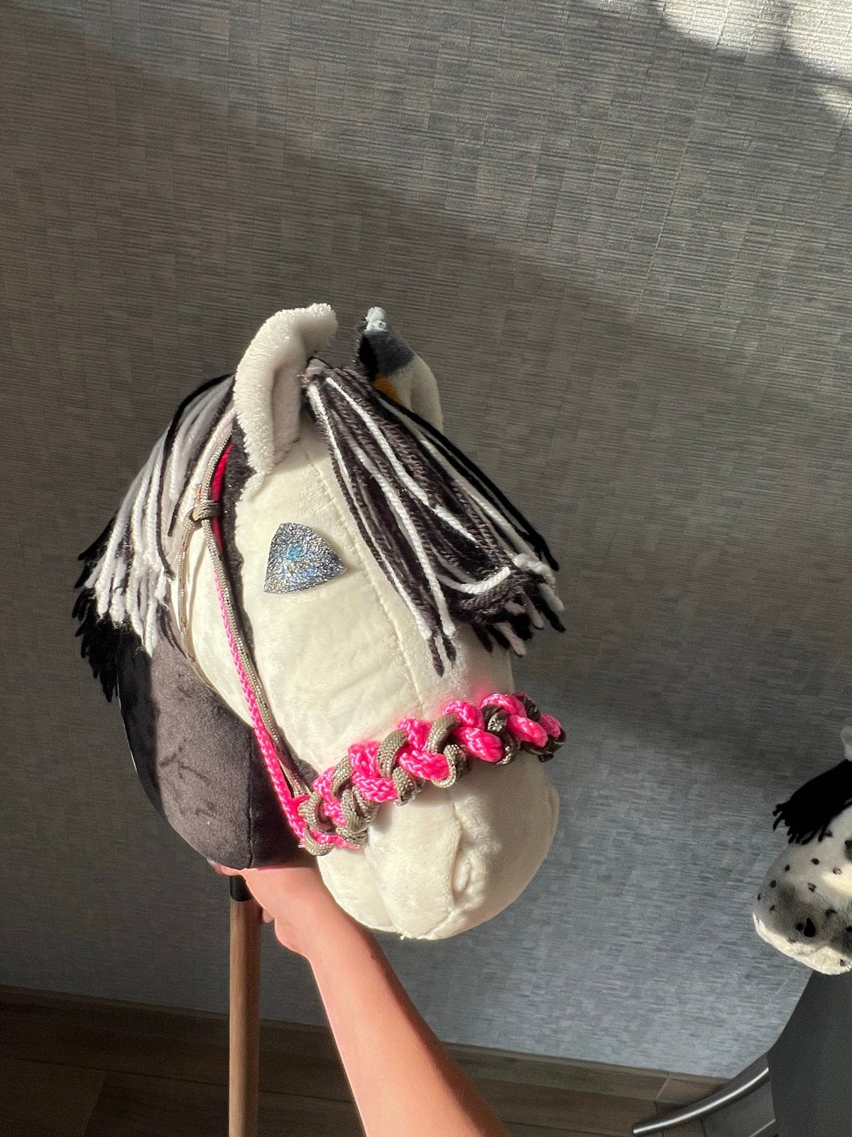 Leuk zelfgemaakt hobby horse halster, Ophalen of Verzenden, Nieuw, Jongen of Meisje