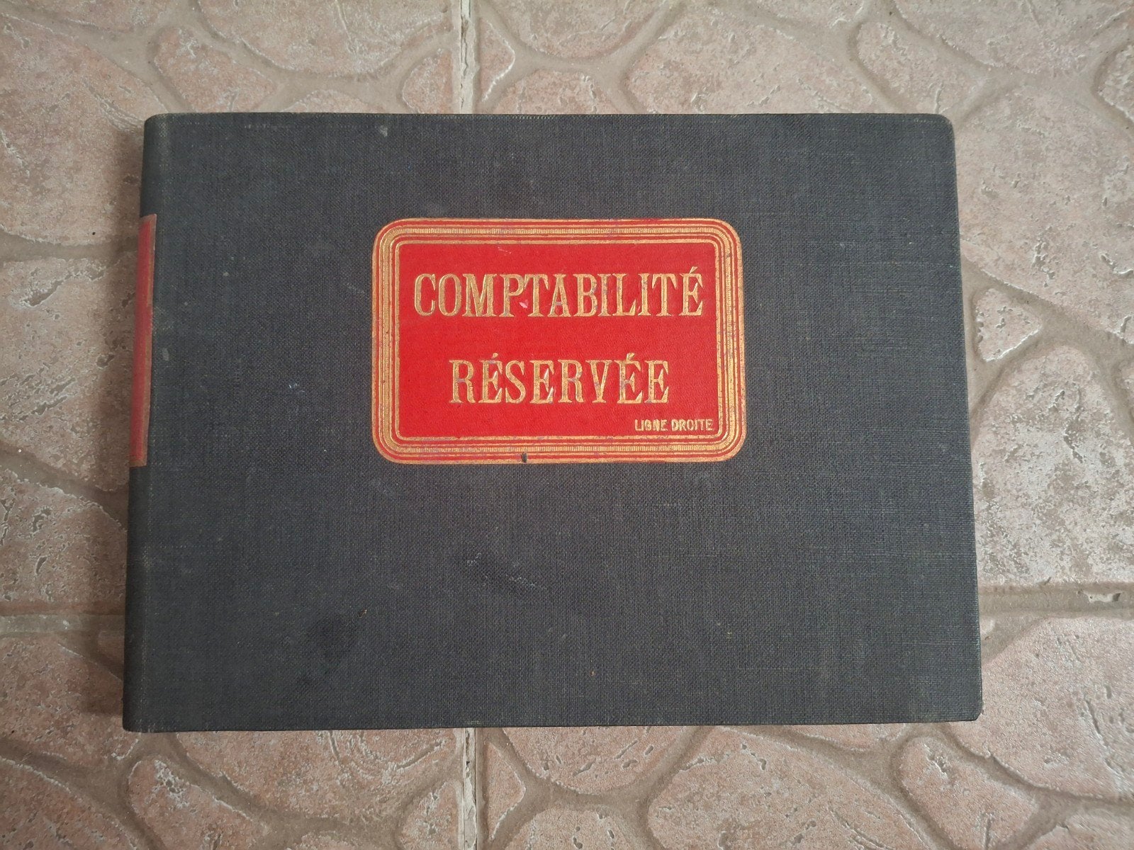 Antiek Frans Grootboek "Comptabilité Réservée", Ophalen of Verzenden