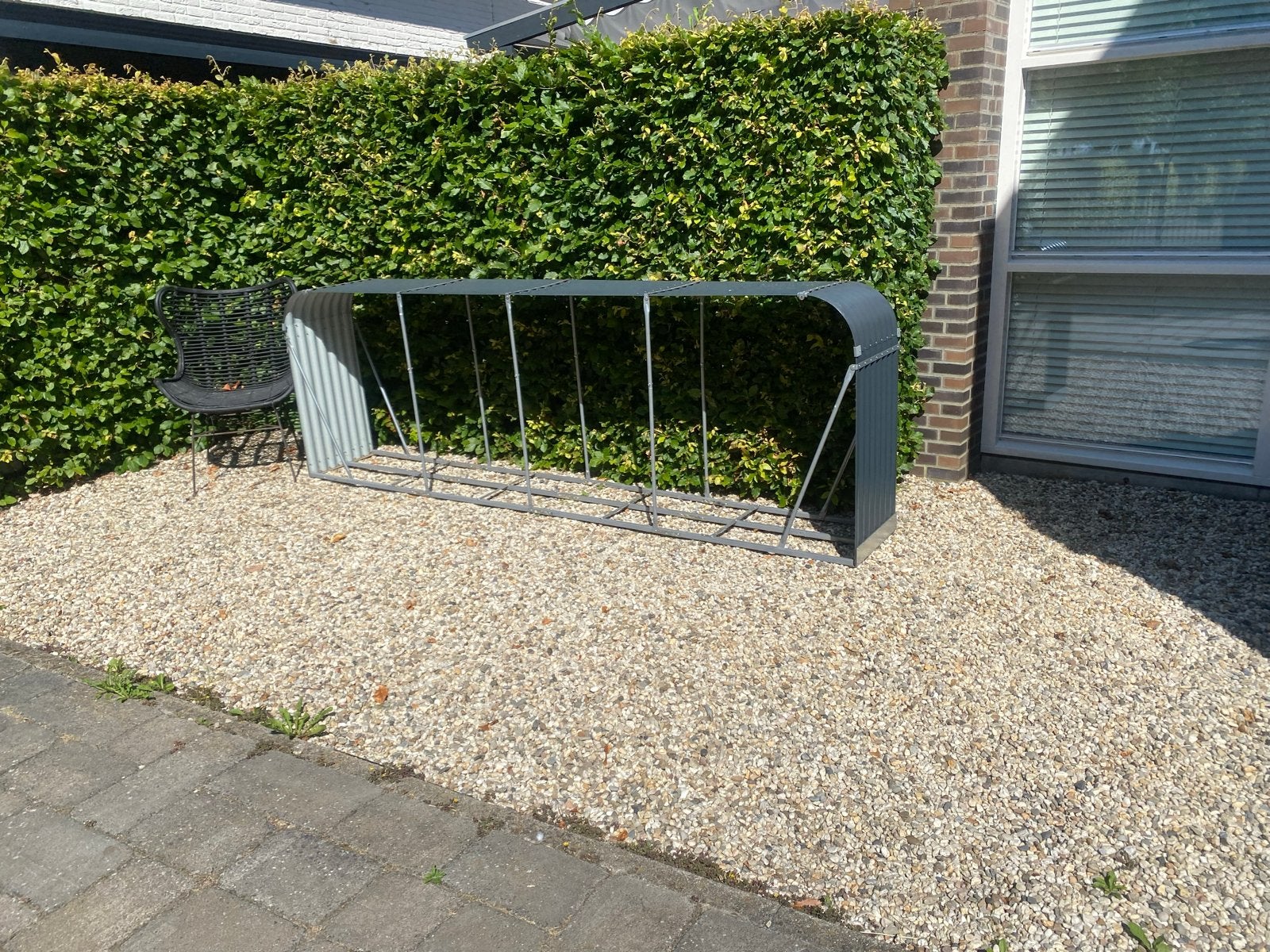 Metalen Houthok / Opslag voor Brandhout, Ophalen, Gebruikt, Metaal, Overige typen