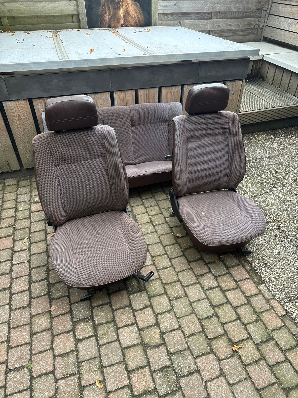 Golf mk2 bruine stoelen, Ophalen, Gebruikt, Volkswagen