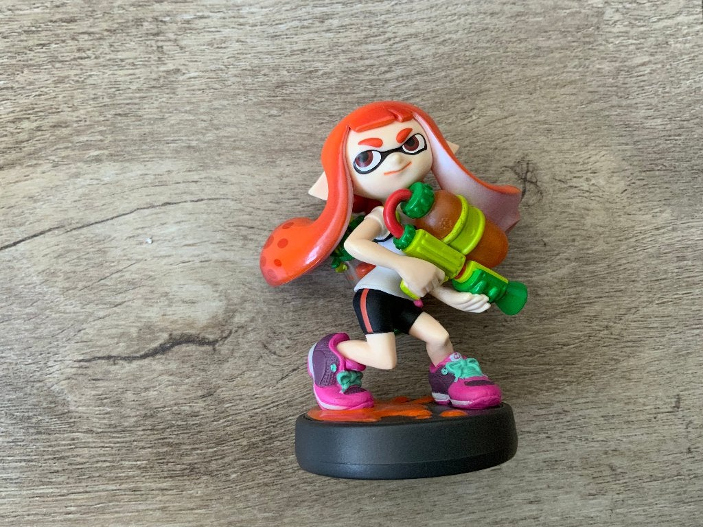 Nintendo Amiibo Inkling Girl Oanje Orange Splatoon series, 1 speler, Ophalen of Verzenden, Zo goed als nieuw, Vanaf 7 jaar
