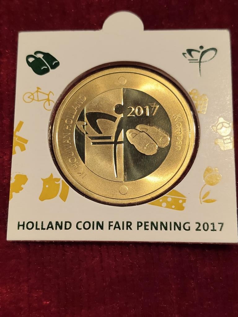 Holland Coin Fair Penning 2017 KNM, Ophalen of Verzenden, Overige materialen, Nederland