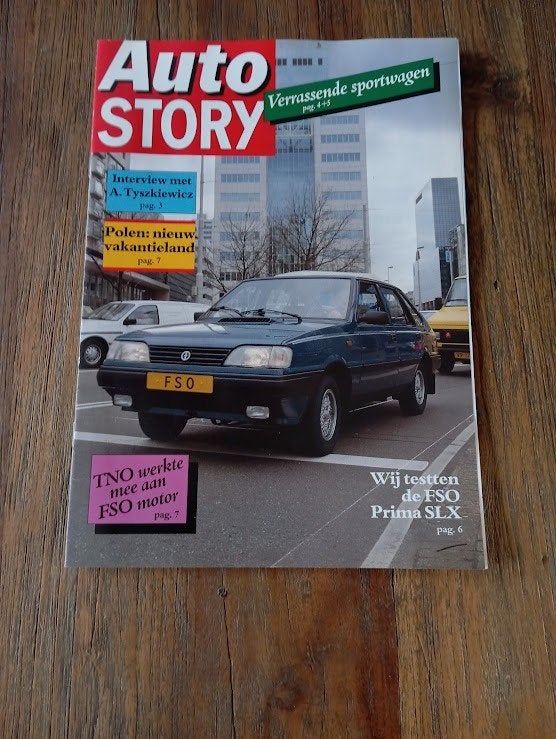 FSO Autostory Prima SLX + Prijslijst 1993 8 pag., Verzenden, Zo goed als nieuw, Overige merken