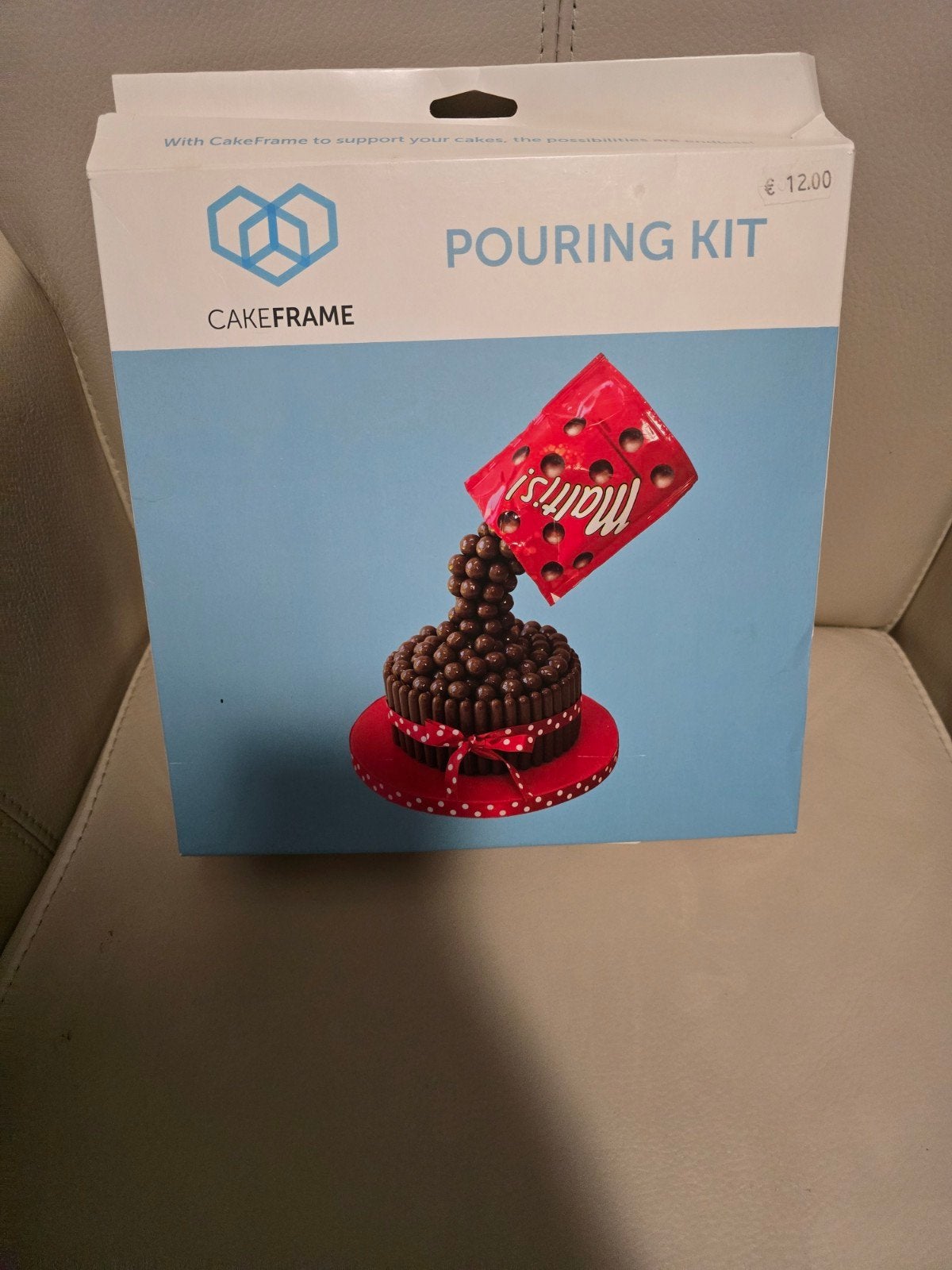 CakeFrame Pouring Kit voor creatieve taartdecoratie, Ophalen of Verzenden, Nieuw, Taarten, Versiering