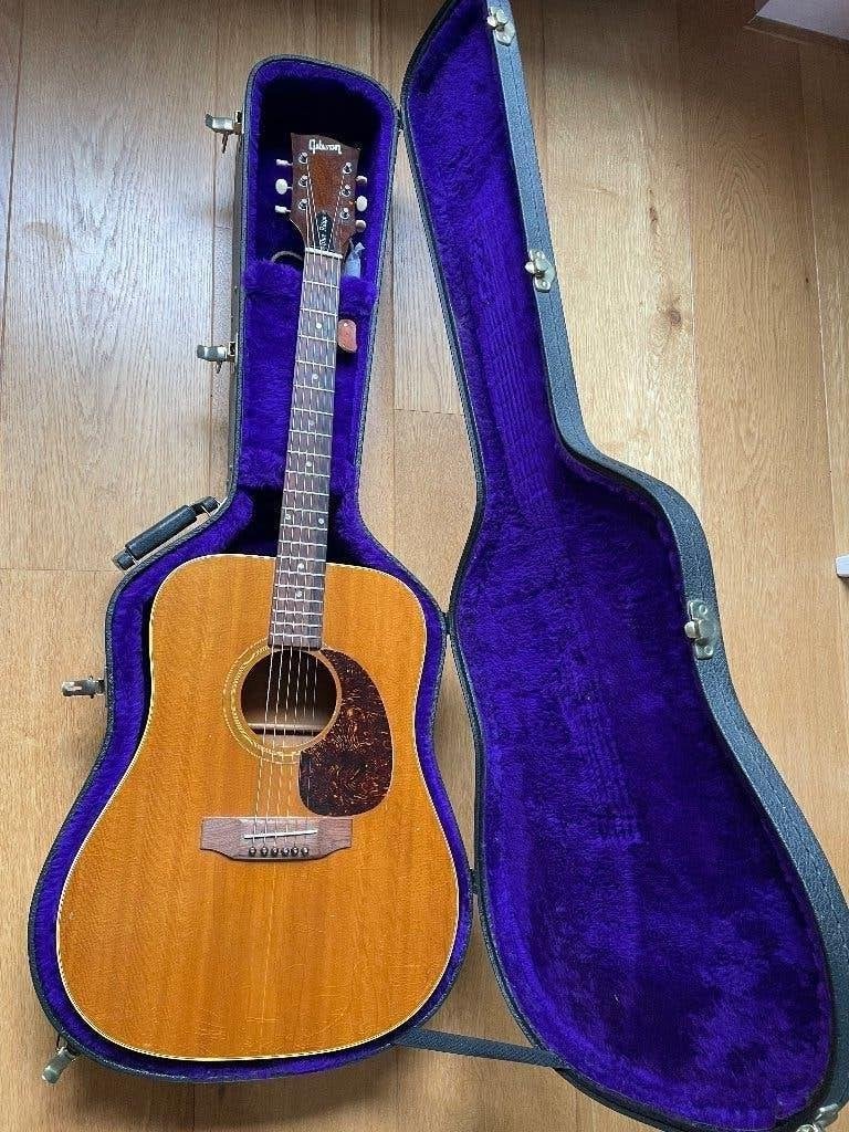 Gibson Blue Ridge 1968 – All Original, Ophalen, Gebruikt, Western- of Steelstringgitaar, Met koffer