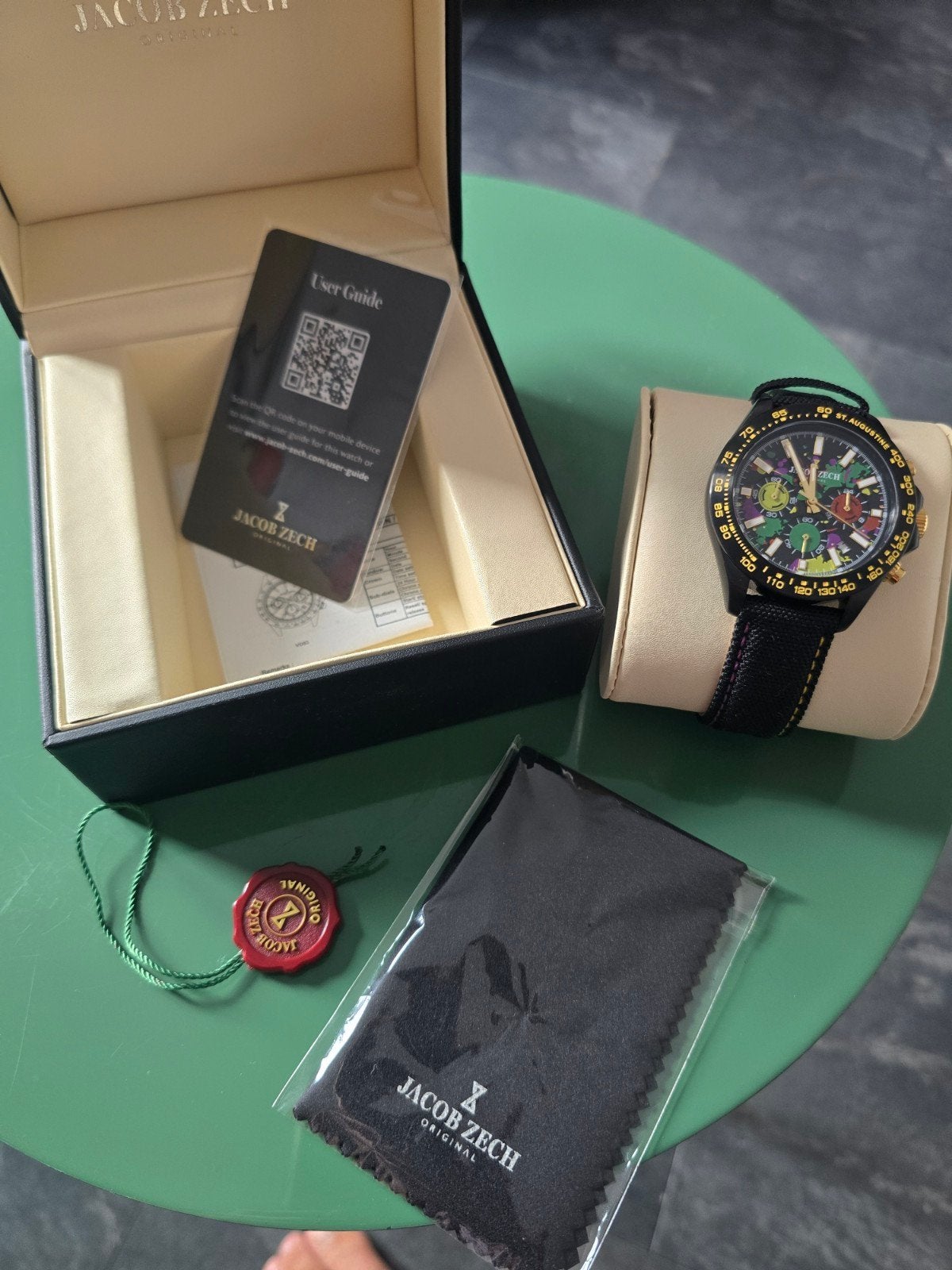 Jacob Zech horloge unisex, Ophalen of Verzenden, Zo goed als nieuw, Polshorloge, Overige merken