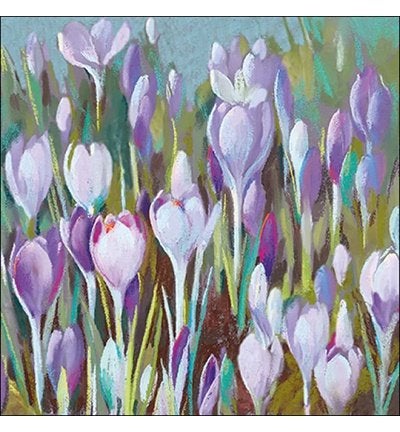 Ambiente servet crocus 33 x 33 cm 13317005, ., Nieuw, Papier of Karton, .