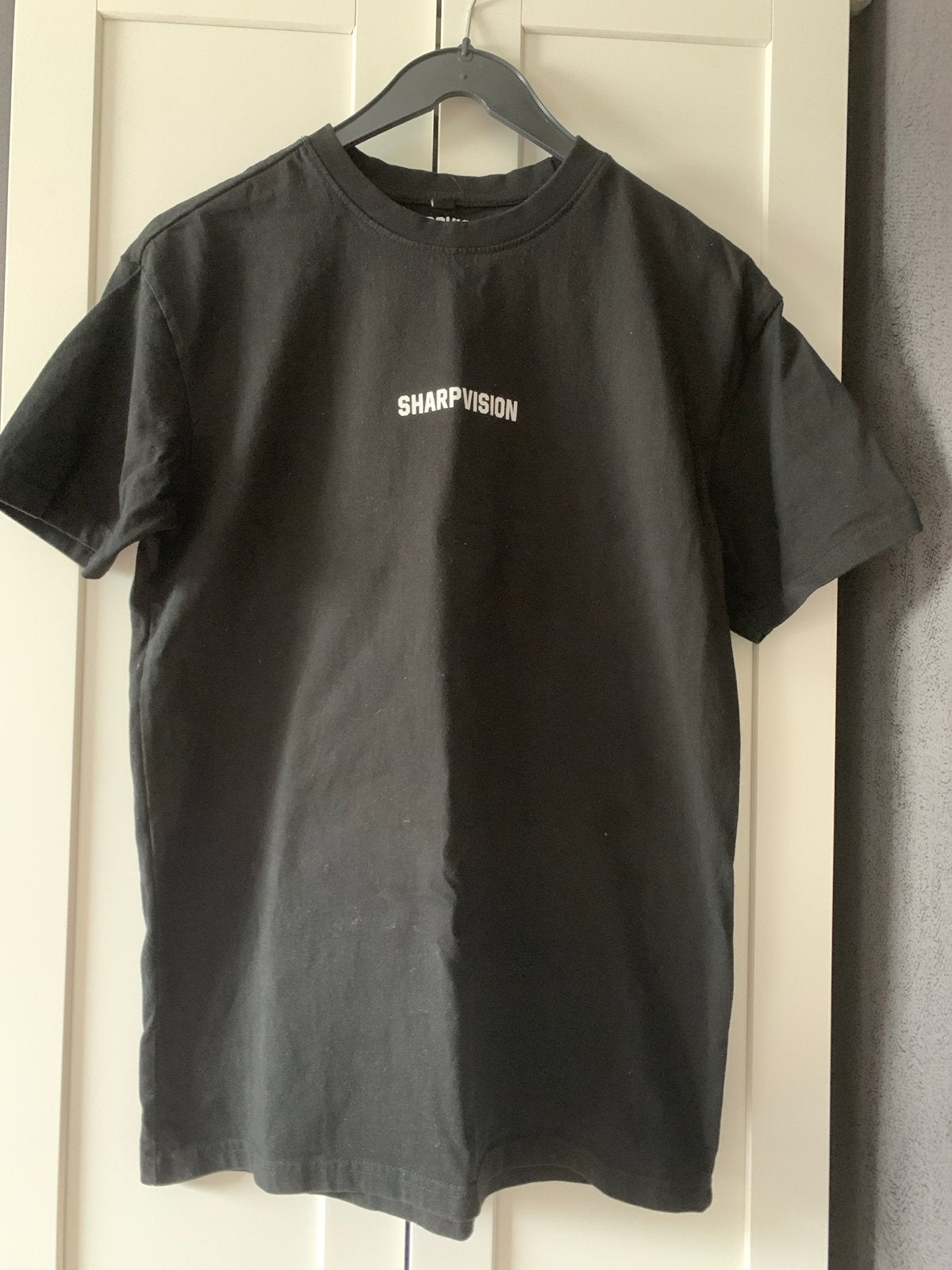 Sharpvision T-shirt Zwart Maat XS, Ophalen of Verzenden, Zo goed als nieuw, Maat 46 (S) of kleiner, Zwart