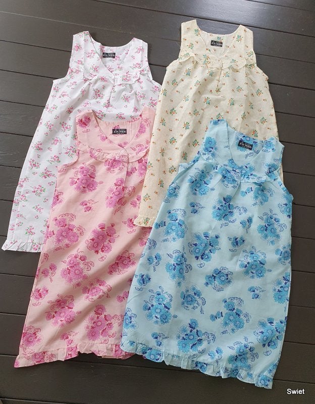 Vintage nachthemd nachtjapon japon babydoll jurkje jurk, Ophalen of Verzenden, Zo goed als nieuw