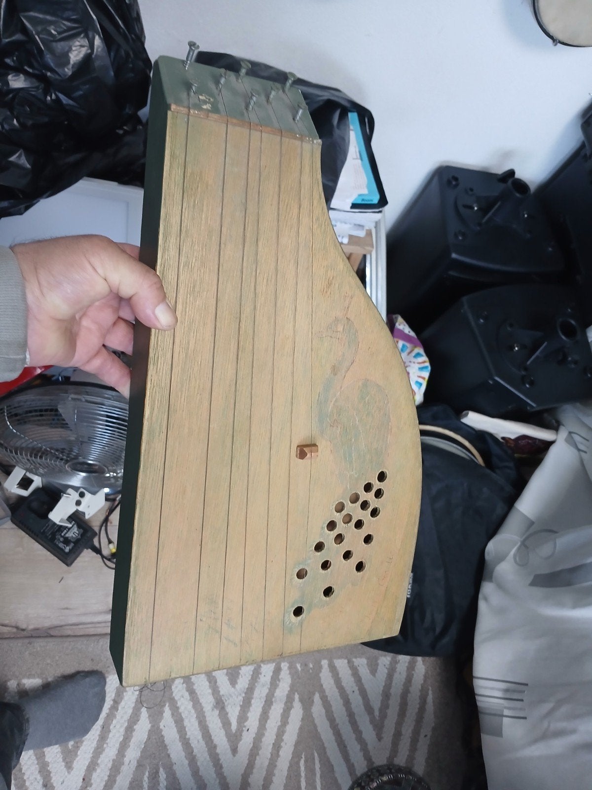 Uniek Muziekinstrument - Mogelijk Citer/Harp, Muziek en Instrumenten, Ophalen of Verzenden, Gebruikt, Overige typen