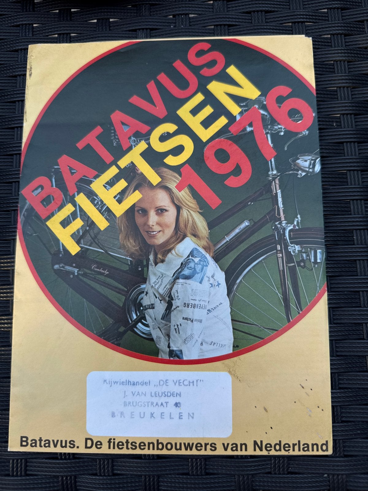 Batavus Fietsen 1976 Catalogus - Vintage Fiets Brochure, Ophalen of Verzenden, Gelezen, Algemeen