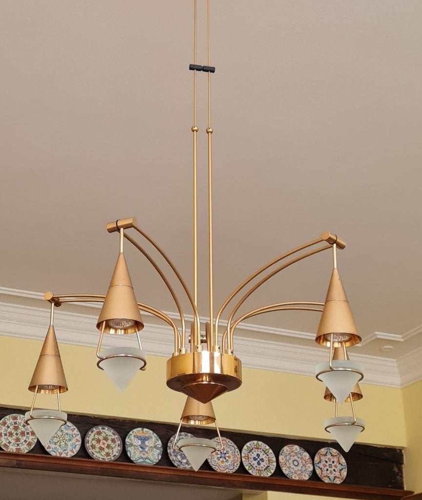 hanglamp, Huis en Inrichting, Lampen | Hanglampen, Ophalen, Gebruikt, Klassiek, Overige fittingen