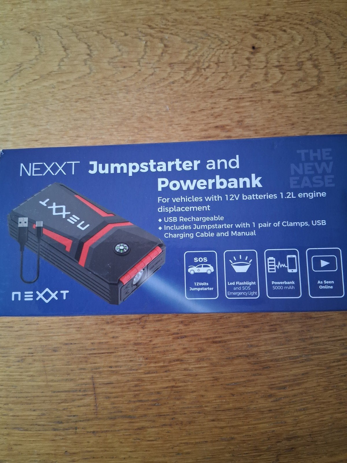 Jumpstarter and Powerbank (Nexxt)nieuw, Nieuw