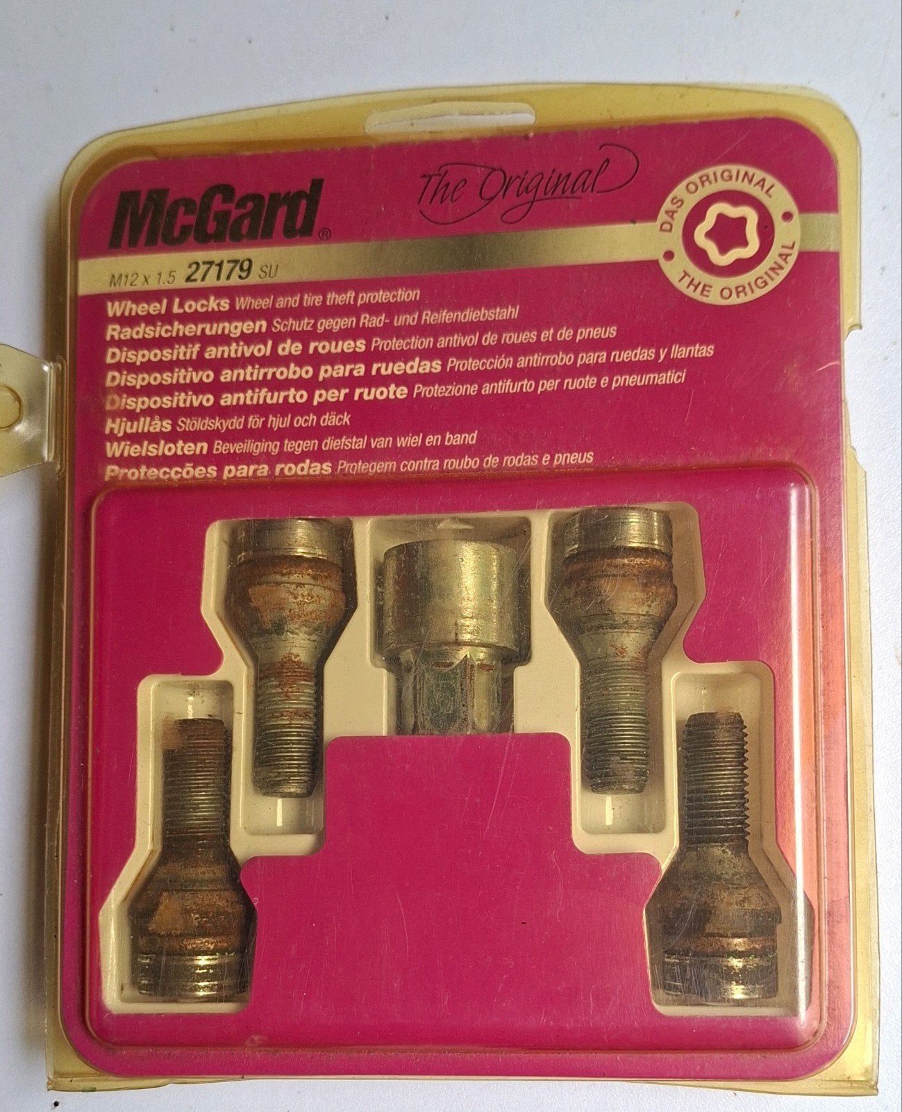 McGard slot wielbouten M12x1.5 27179 SU, Ophalen of Verzenden, Gebruikt, Universele onderdelen