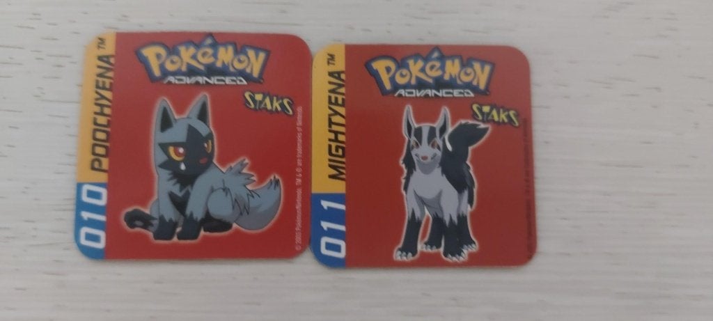 magneten speelgoed pokemon panini Poochyena Mightyena, Ophalen of Verzenden, Nieuw, Overige merken
