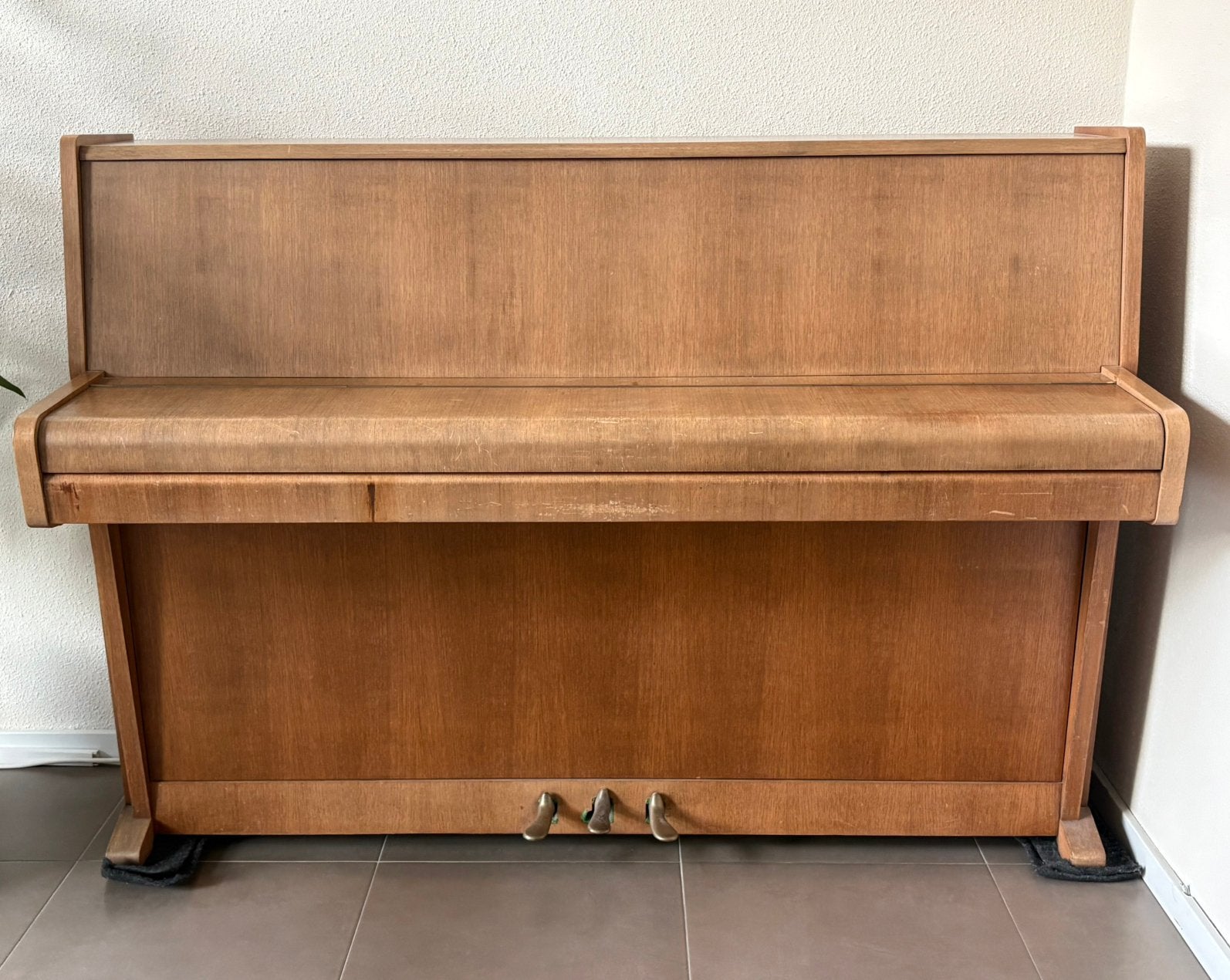 August Förster piano, Muziek en Instrumenten, Ophalen, Gebruikt, Bruin, Piano