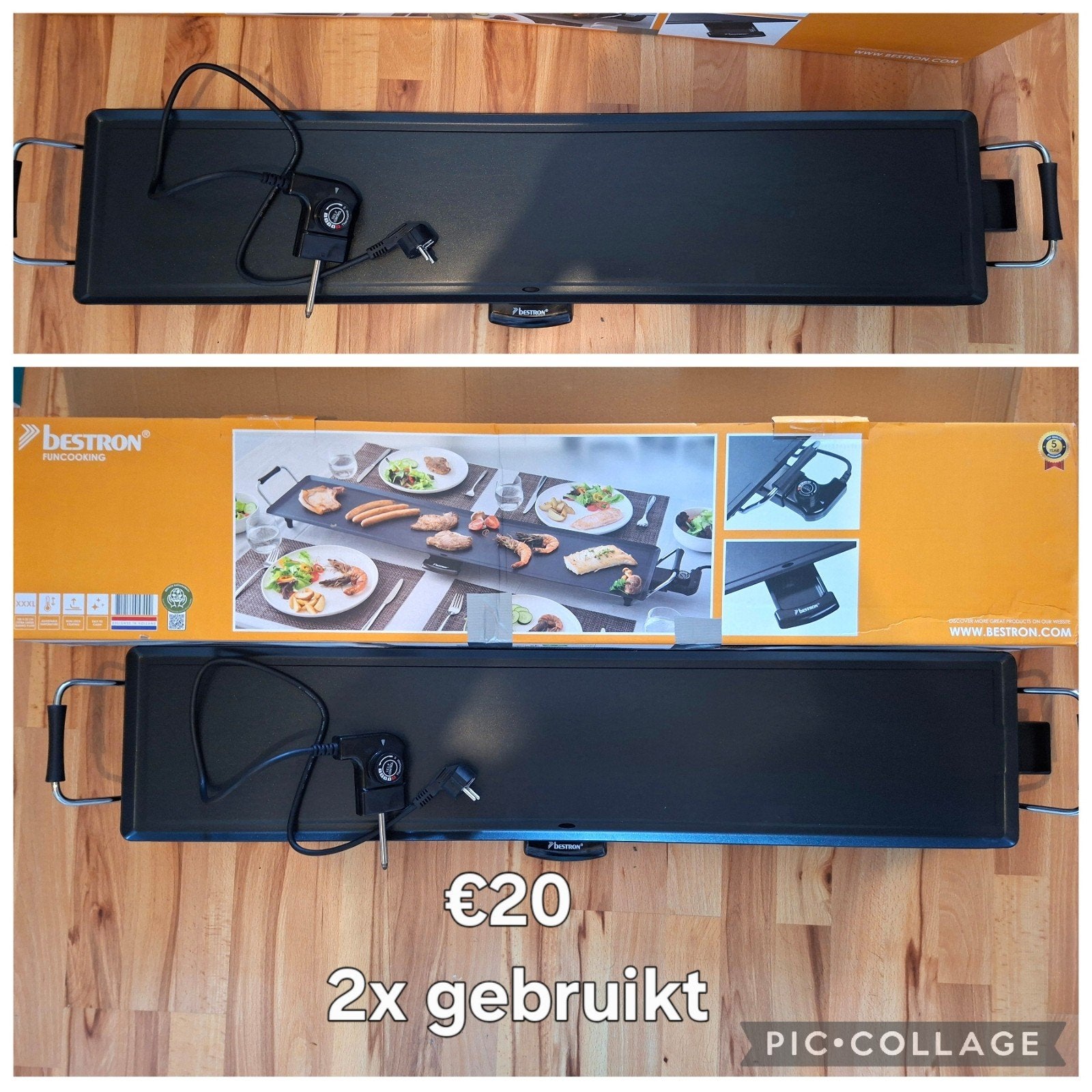 terriaki plaat, Ophalen, Zo goed als nieuw