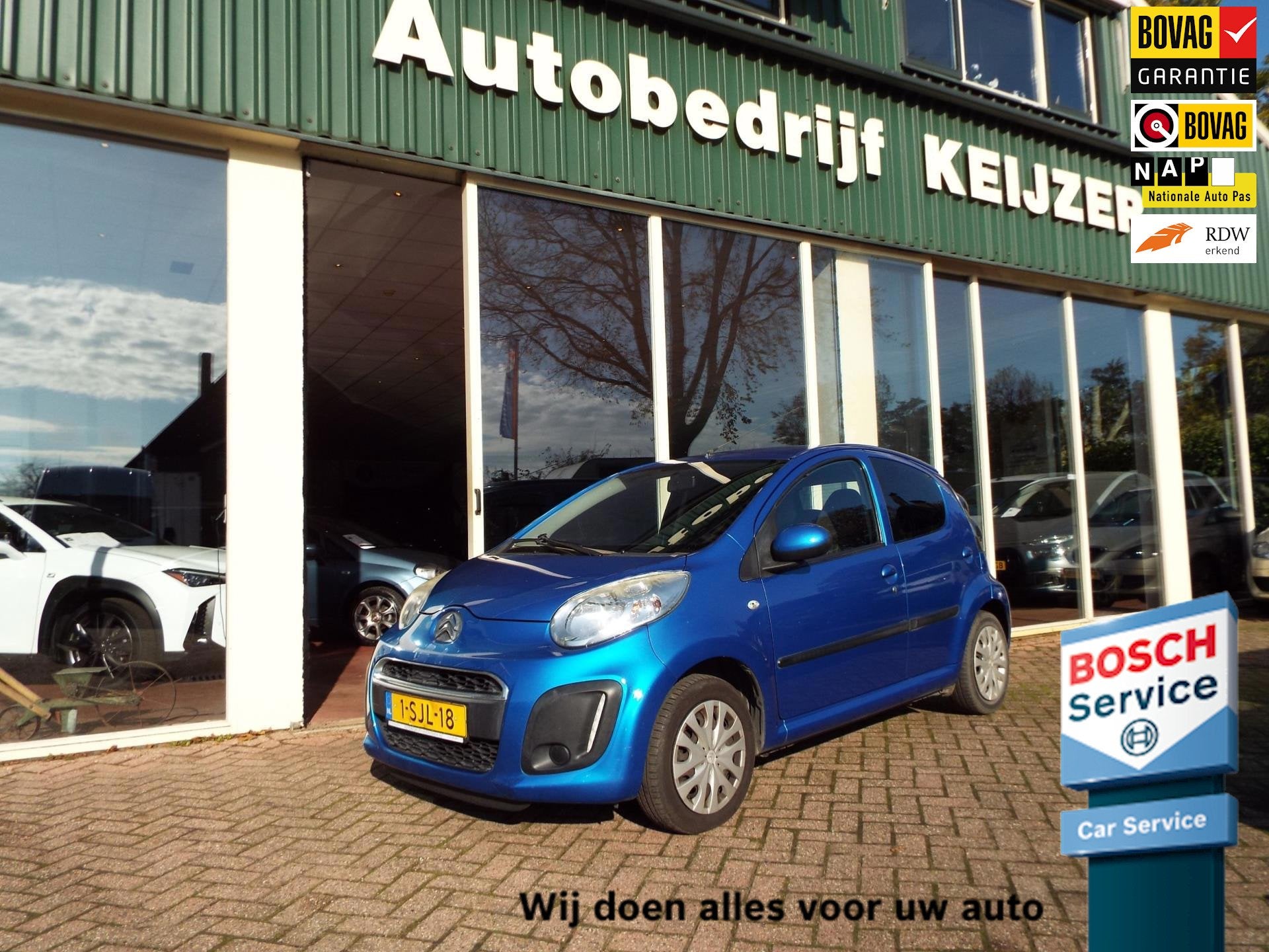 Citroen C1 1.0 Tendance AUTOMAAT-ELEKTR RAMEN-CENTR VERGR-BO, Euro 5, Gebruikt, C1, 68 pk