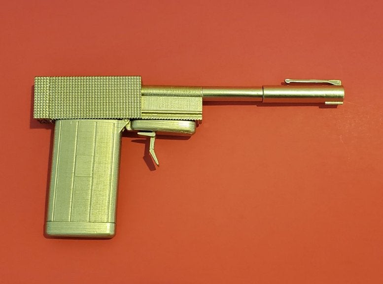 James Bond Golden Gun replica 007 1:1, 3Demand Studio, Beeldje, Replica of Model, Hengelo OV, Nieuw
