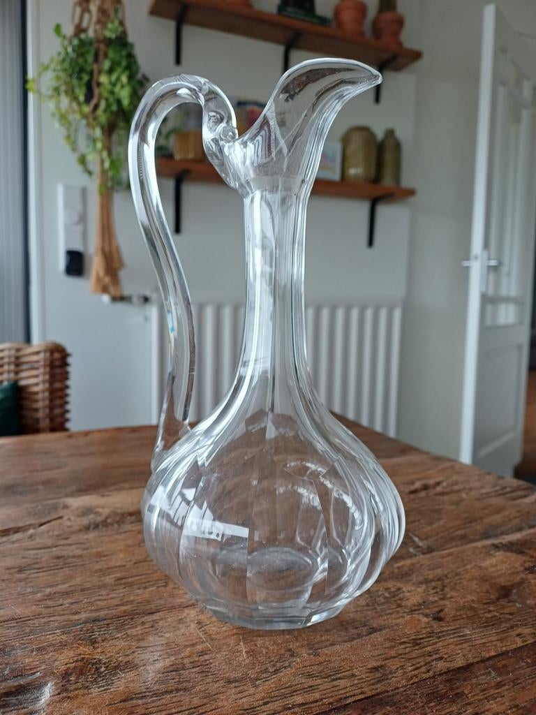 Sierlijke Oude Kristallen Karaf Kristal voor € 15, Ophalen