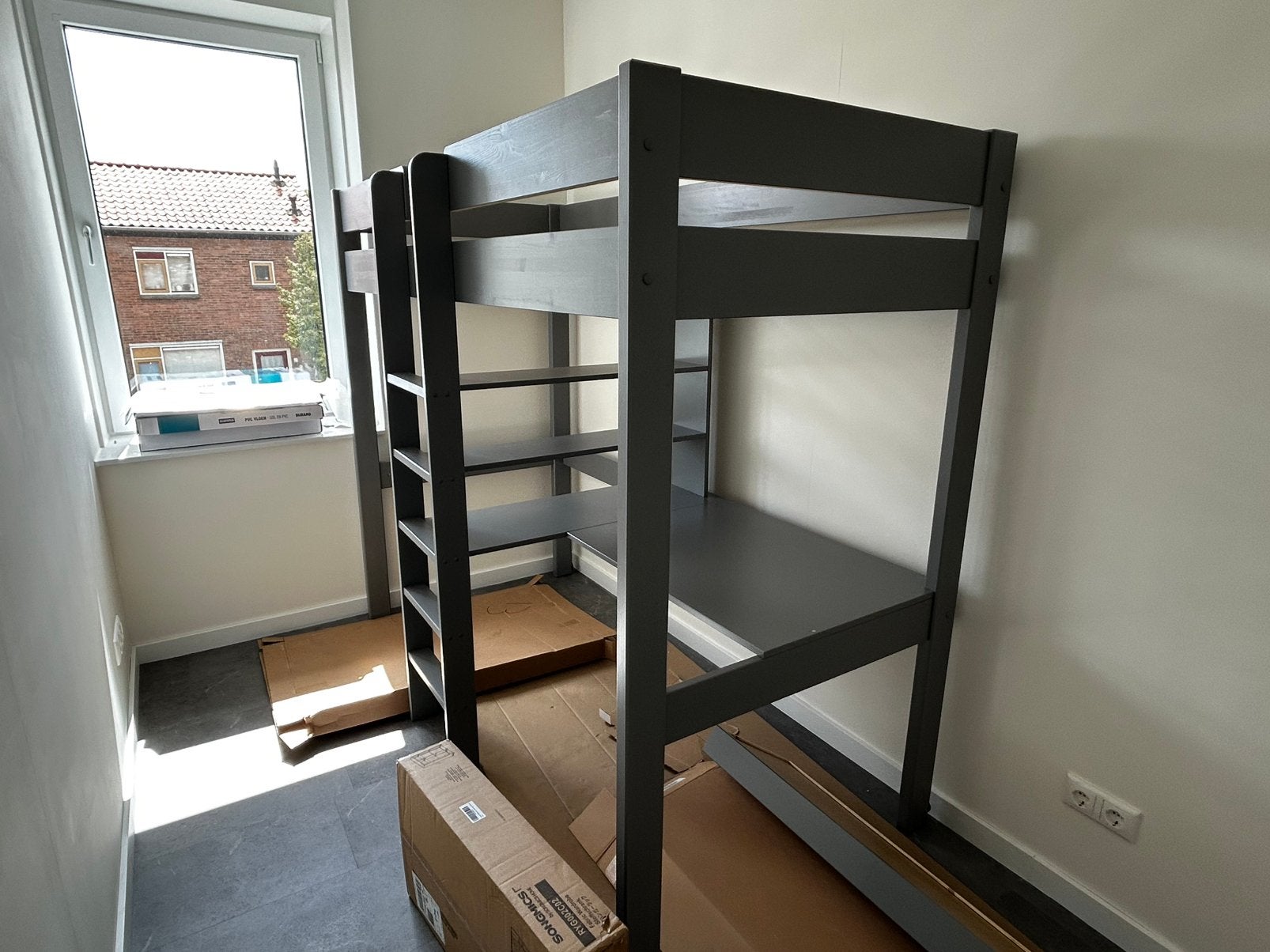 Hoogslaper Robin - Wehkamp met bureau, Ophalen, Eenpersoons, 160 tot 180 cm, Nieuw