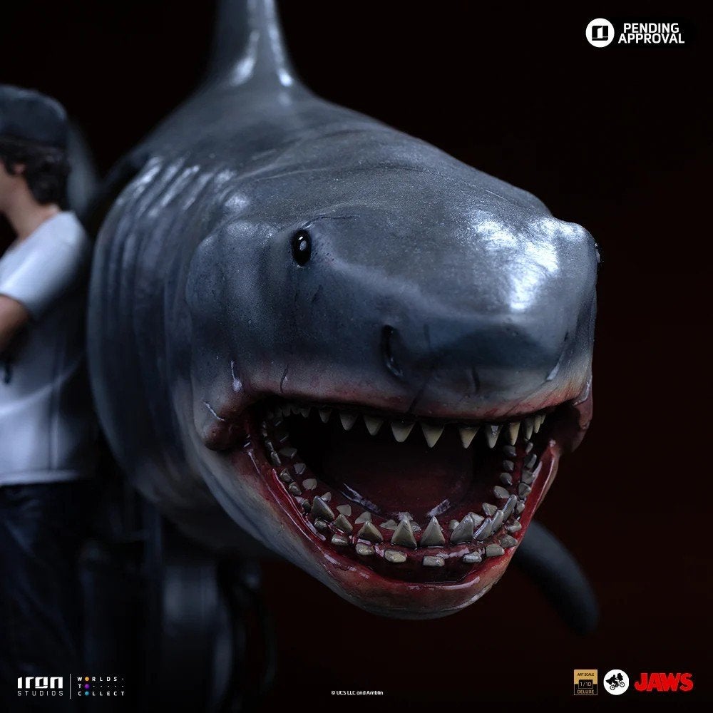 Iron Studios Statue Spielberg Jaws 50th anniversary Deluxe, Verzamelen, Ophalen of Verzenden, Nieuw, Overige typen