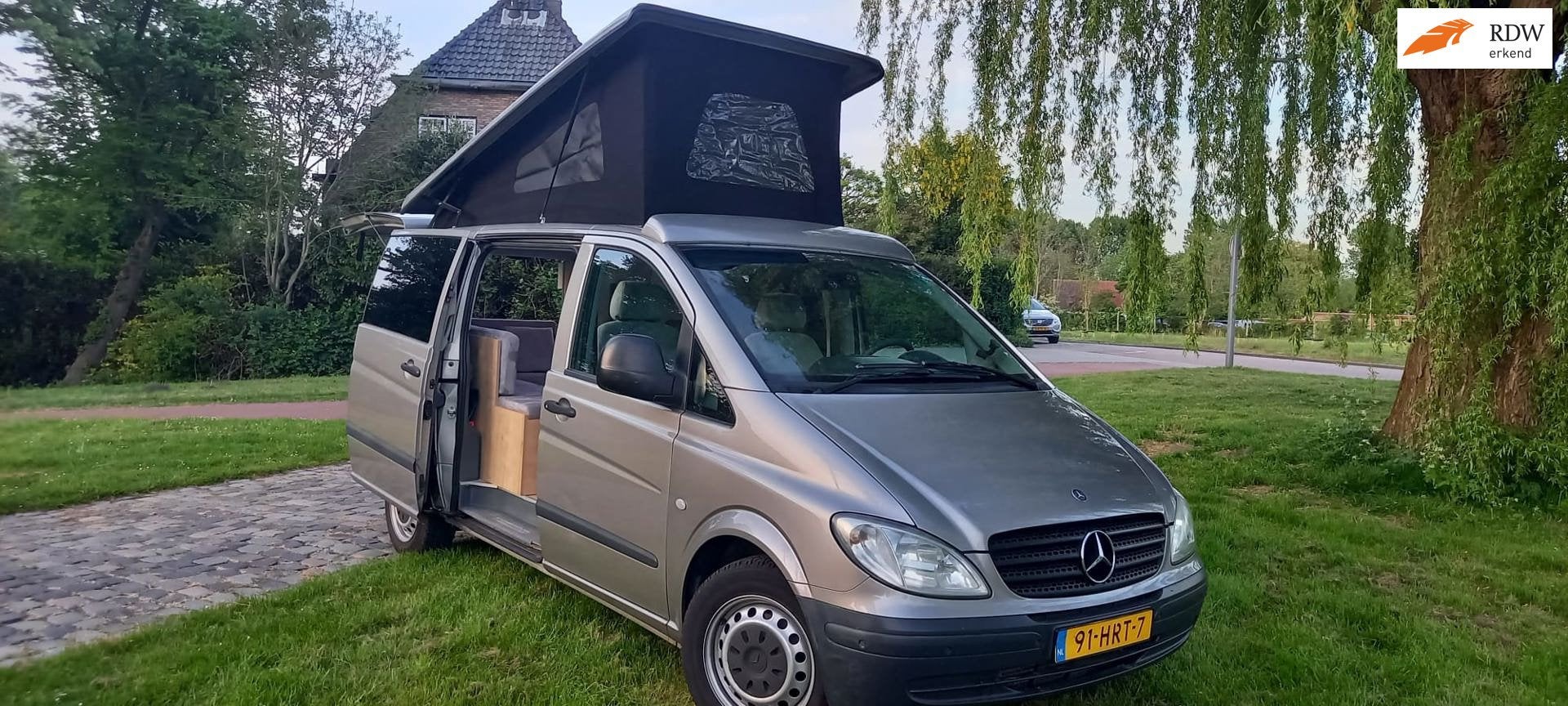 Mercedes-Benz VITO 120 CDI ! COMPLETE CAMPER !, Automaat, Buscamper of Camperbus, Mercedes-Benz, Bedrijf