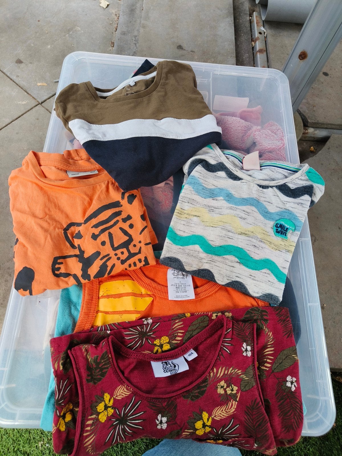 Jongenskleding pakket 5st bundel korte mouw maat 104 name it, Kinderen en Baby's, Kinderkleding | Maat 104, Zo goed als nieuw