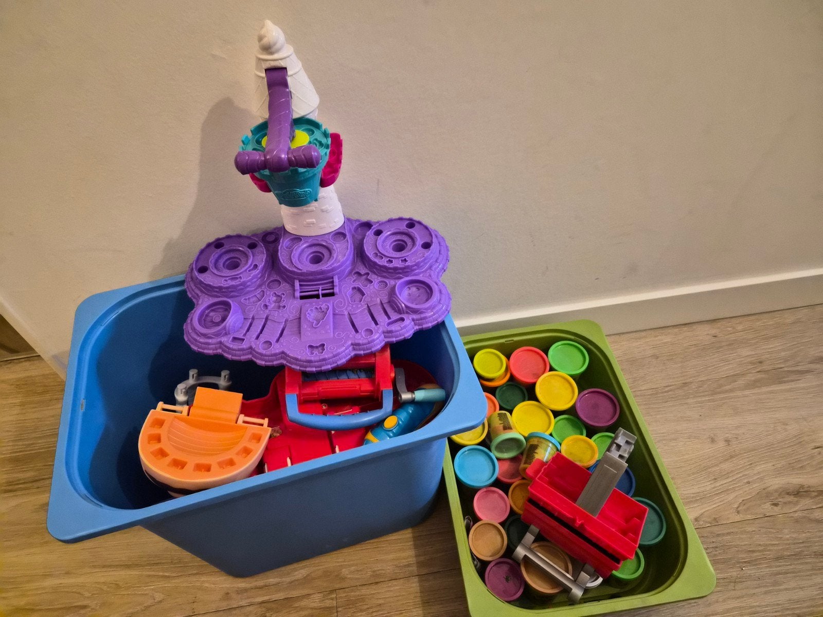 play doh zonder bakken, Ophalen