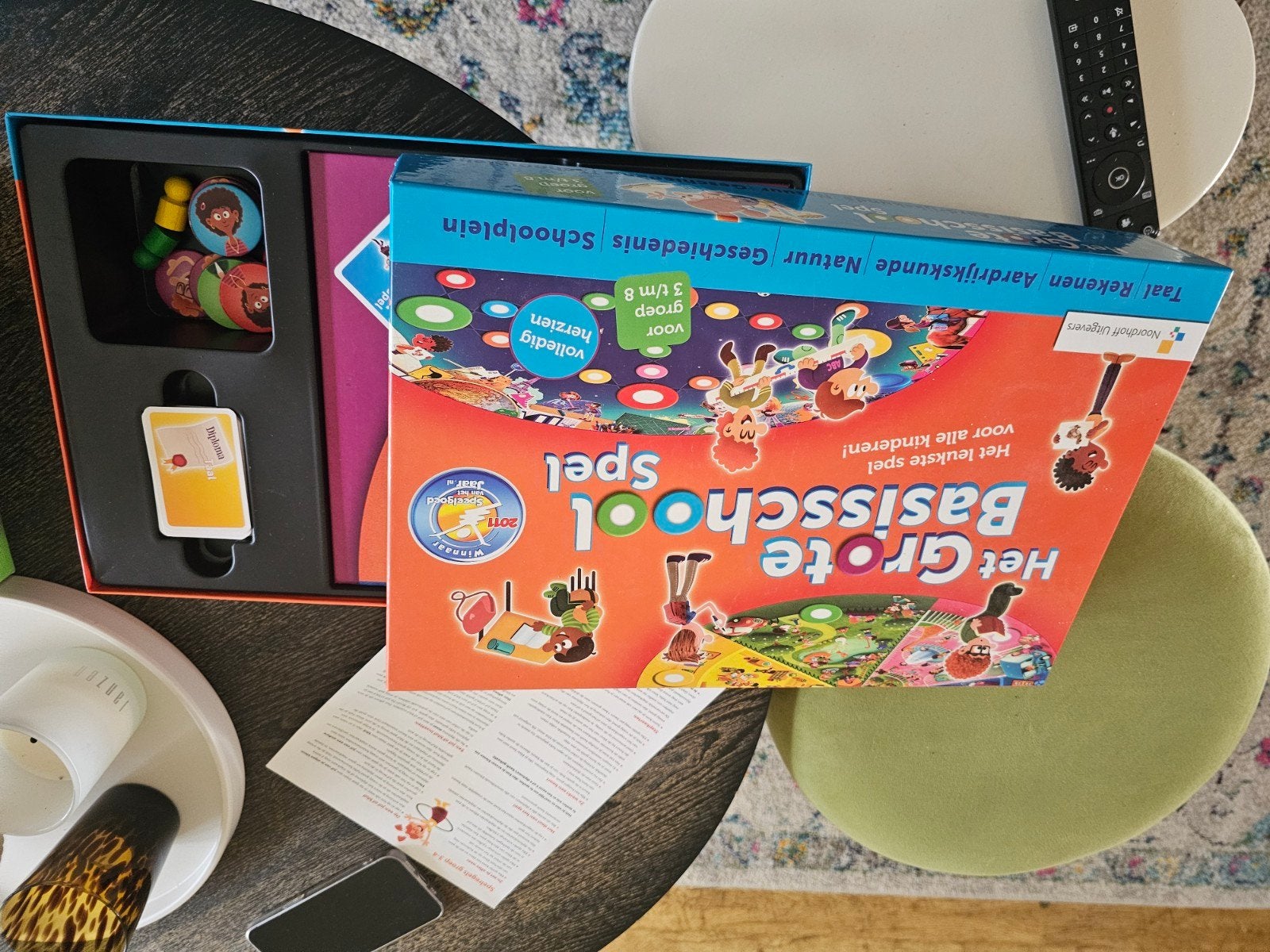 Het Grote Basisschool Spel - Educatief bordspel, Een of twee spelers, Ophalen of Verzenden, Zo goed als nieuw, Noordhoff Uitgevers