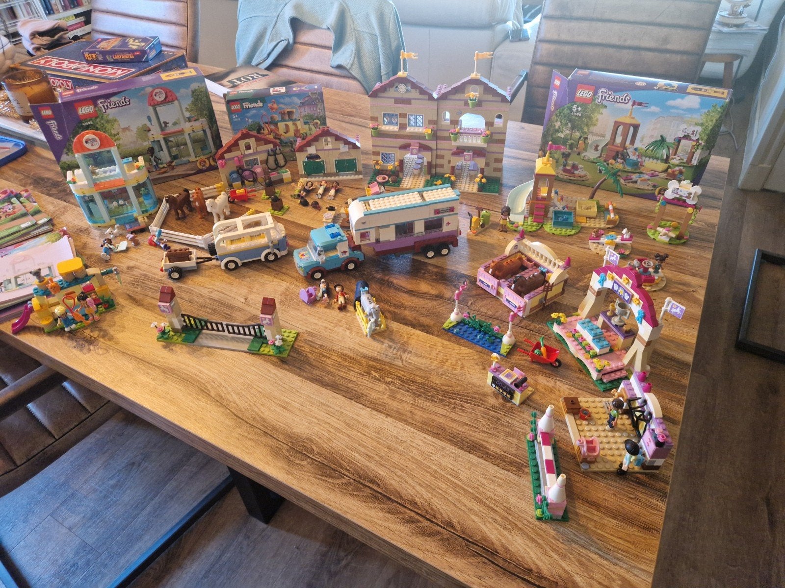 grote lego friends dieren paarden collectie, Lego, Friends, Ophalen of Verzenden, Zo goed als nieuw