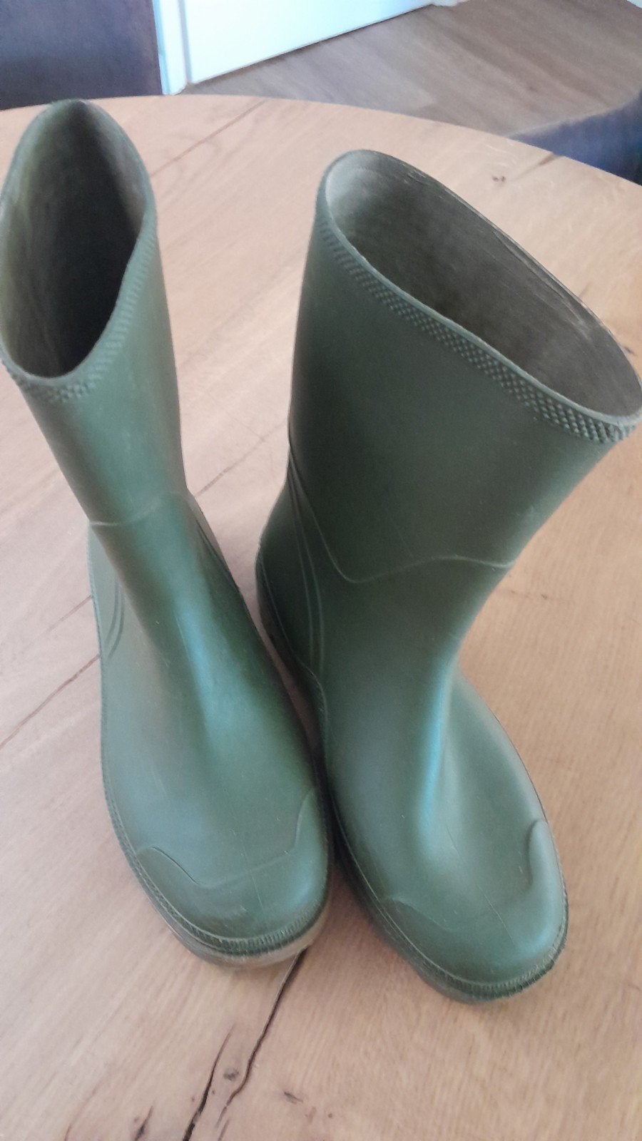 Regenlaarzen  PVC laag, groen en maat 43., Tuin en Terras, Werkkleding, Ophalen of Verzenden, Laarzen