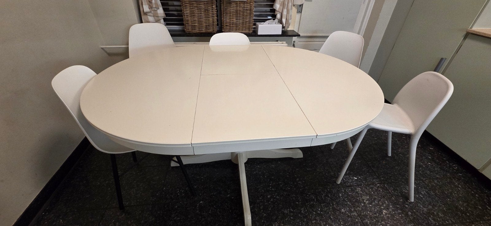 IKEA Ingatorp eettafel, uitschuifbaar, Ophalen, Gebruikt, Rechthoekig, 50 tot 100 cm